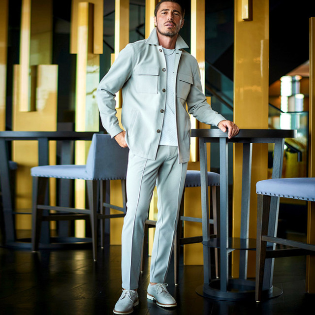 メランジストレッチジャージパンツ 450507 G-stage ジーステージ