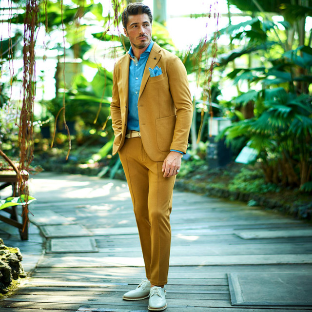 ღページ メランジストレッチジャージパンツ 450507 G-stage ジーステージ