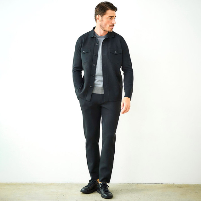 G-ZERO ミラノリブニットジャージイージーパンツ 14G 450517 G-STAGE