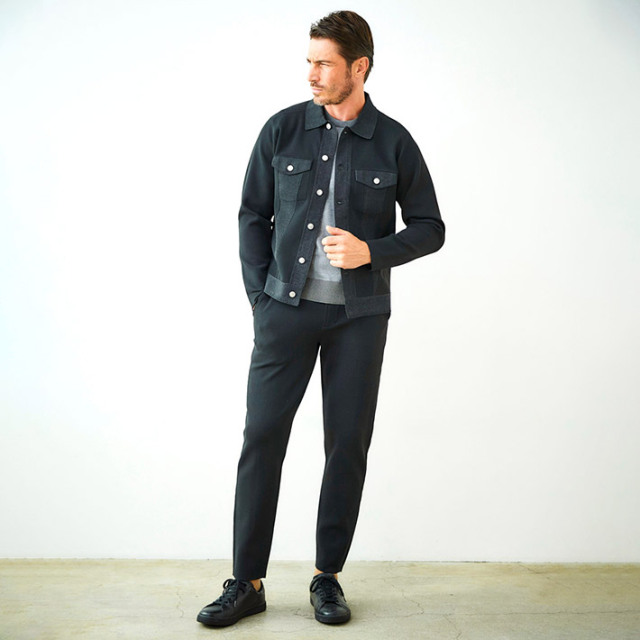 G-ZERO ミラノリブニットジャージイージーパンツ 14G 450517 G-STAGE