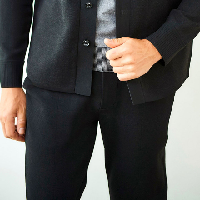 G-ZERO ミラノリブニットジャージイージーパンツ 14G 450517 G-STAGE