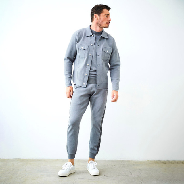 G-ZERO ミラノリブニットジャージスウェットリブパンツ 450518 G-stage