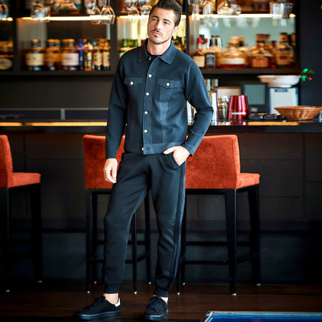 G-ZERO ミラノリブニットジャージスウェットリブパンツ 450518 G-stage