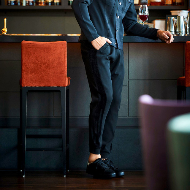 G-ZERO ミラノリブニットジャージスウェットリブパンツ 450518 G-stage