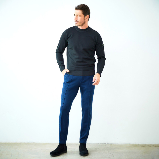 天竺モックネックストレッチロンT 長袖 450703 G-stage ジーステージ