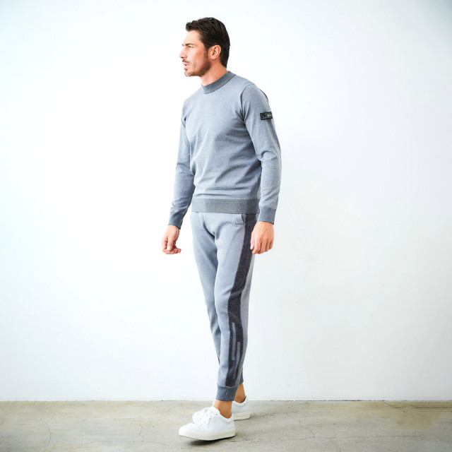 天竺モックネックストレッチロンT 長袖 450703 G-stage ジーステージ