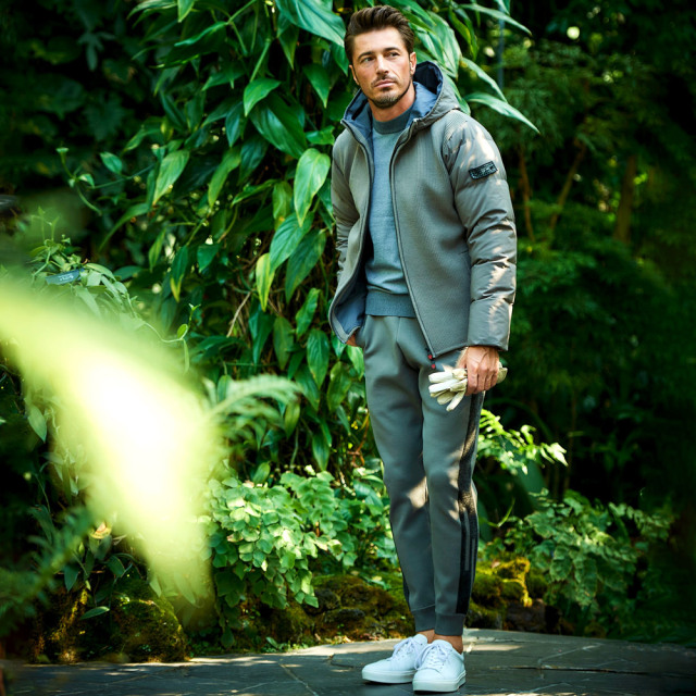 天竺モックネックストレッチロンT 長袖 450703 G-stage ジーステージ