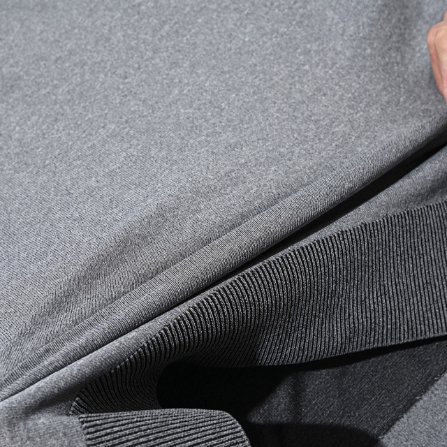 天竺 クルーネック 半袖 ストレッチTシャツ 14G ニット プレーティング
