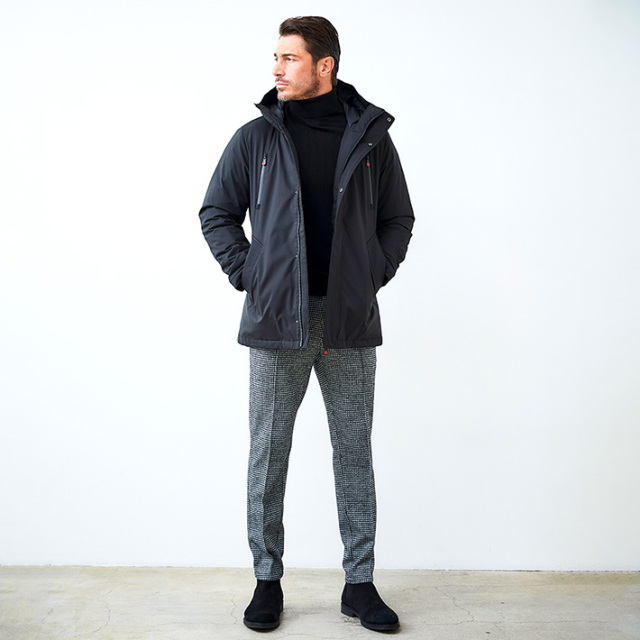 高品質フーデッドダウンコート 450802 G-STAGE ジーステージ