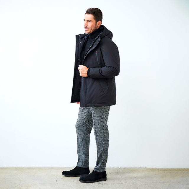 高品質フーデッドダウンコート 450802 G-STAGE ジーステージ