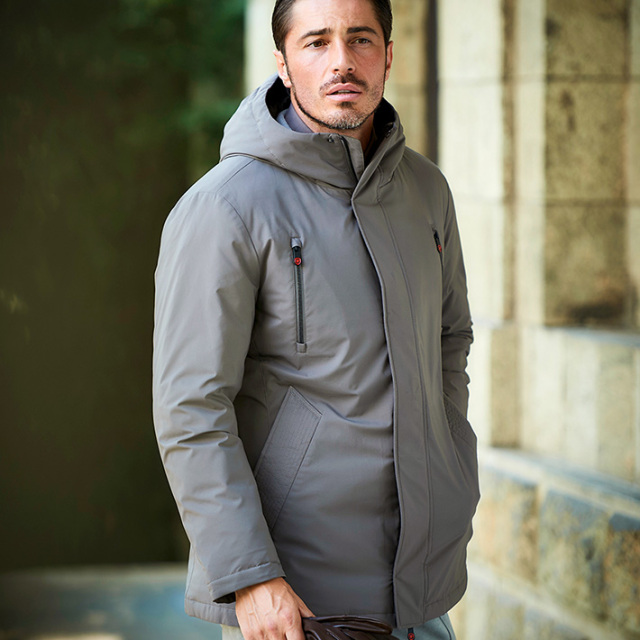 高品質フーデッドダウンコート 450802 G-STAGE ジーステージ