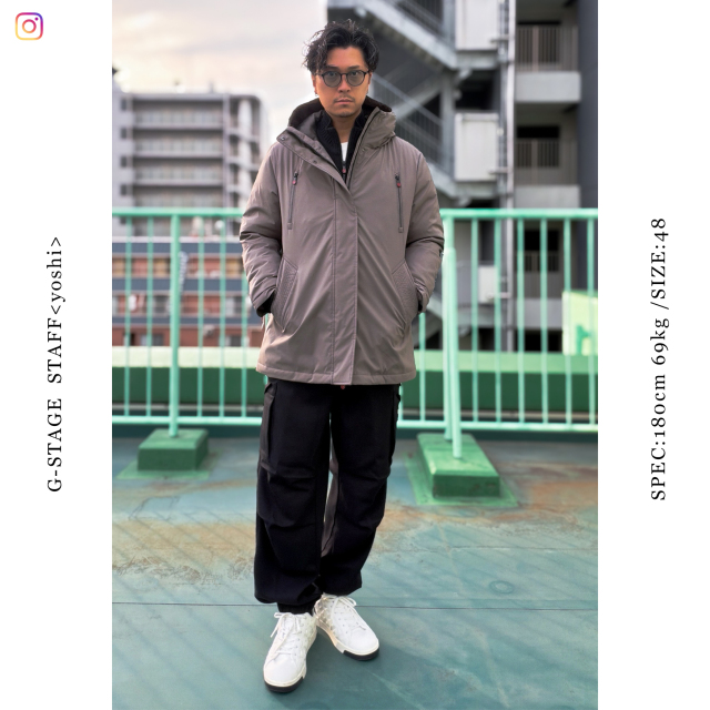 高品質フーデッドダウンコート 450802 G-STAGE ジーステージ