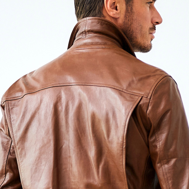 シープレザーシングルライダースブルゾン 451201 G-STAGE ジーステージ