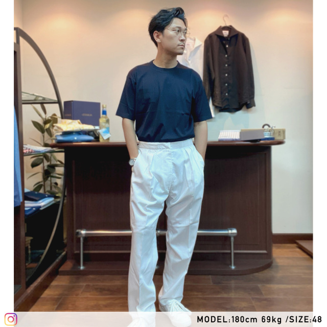 リブスタートシルケットクルーネックTシャツ 540702 G-stage ジー