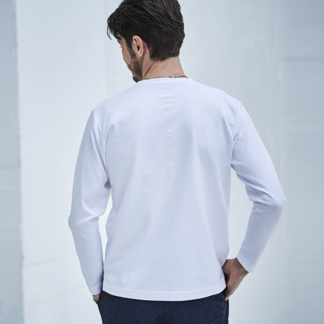 接触冷感 シルケット加工 ストレッチ長袖Tシャツ 541503 G-stage ジー