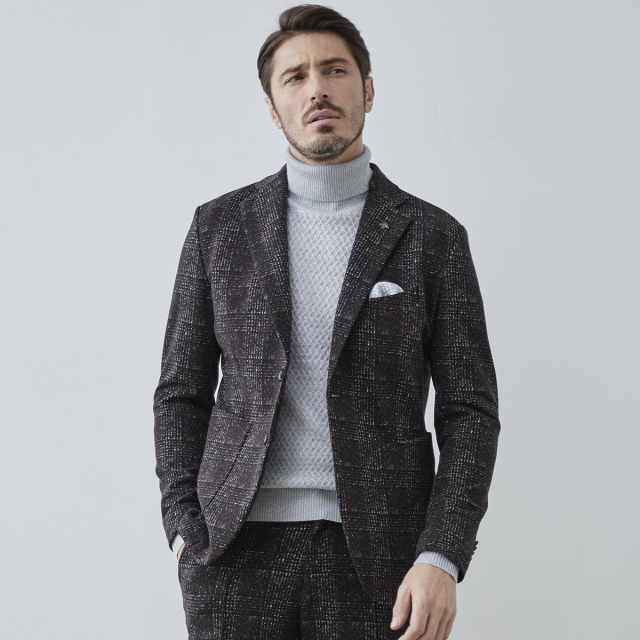 グレンチェック,プリント,ジャージ,ジャケット,メンズ,カジュアル,セットアップ,スーツ,パンツ,秋,冬