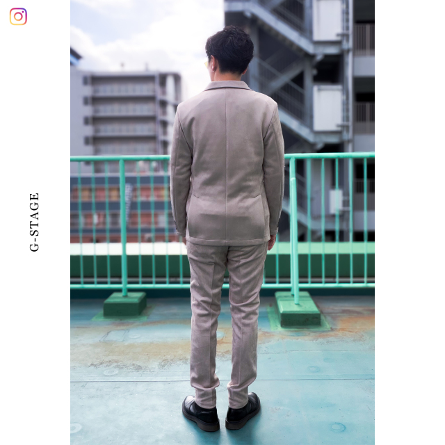 ヌバック調ストレッチジャージジャケット 630203 240203 G-STAGE ジー