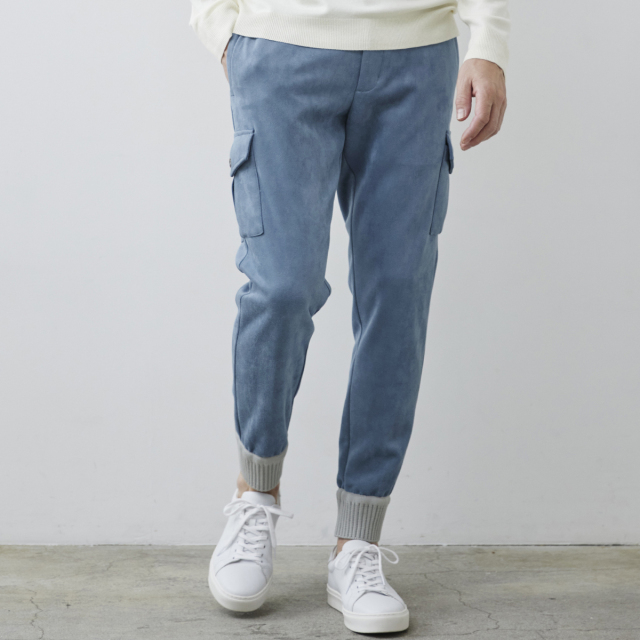 ヌバック調,ジャージ,ジョガーパンツ,リブパンツ,イージーパンツ,スエード,セットアップ,秋冬