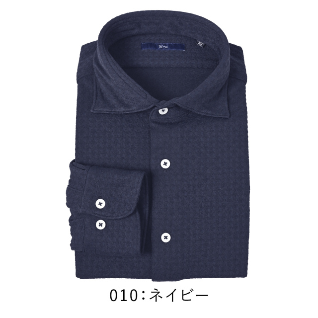 千鳥格子,シャツ,ハイテンション,ジャージシャツ,630603,G-stage,ジーステージ,ストレッチ,快適,総柄