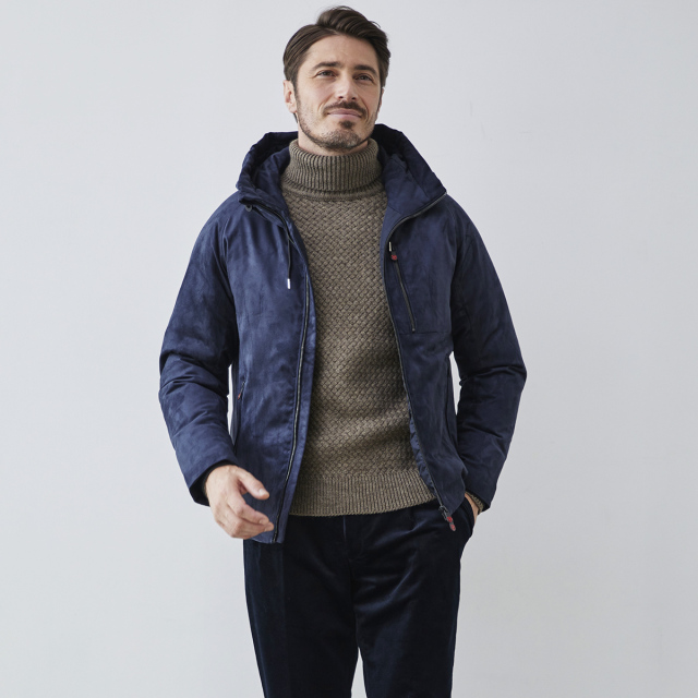 セーター,タートルネック,アルパカ,イタリア,ニット,ウール混,バスケット編み,秋冬,メンズ,630704,G-stage,ジーステージ