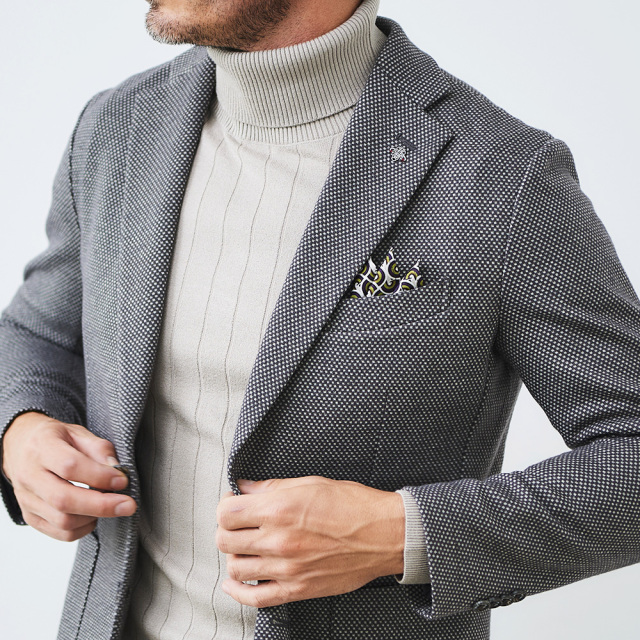 G-Heatワイドリブ編みタートルネックニット 630707 G-stage ジーステージ