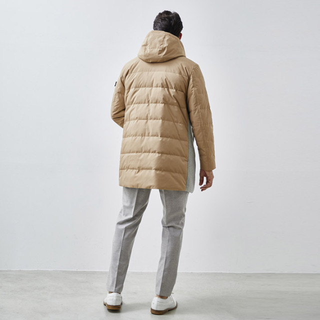 会員様限定最終販売3/9迄］LANATECコンビデザインフーデッドダウン  