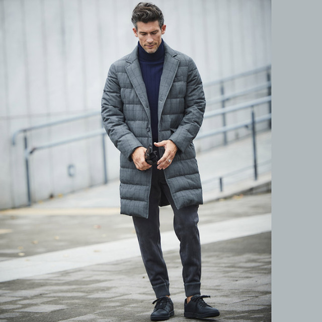 会員様限定SALE1/28迄] 在庫限り ウインドウチェック ダウン