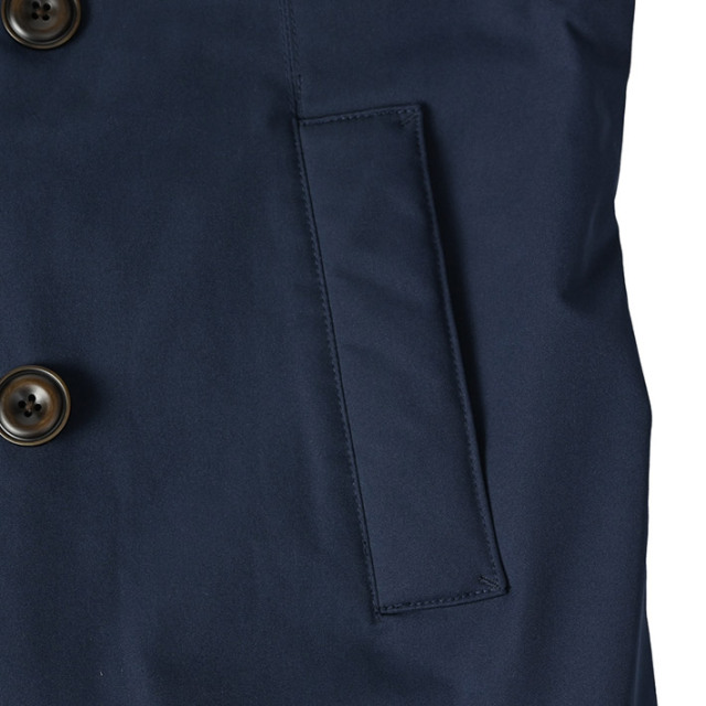 会員様限定SALE1/28迄] 在庫限り 機能中綿ピーコート ストレッチ