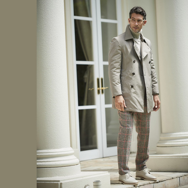 会員様限定SALE1/28迄] 在庫限り 機能中綿ピーコート ストレッチ