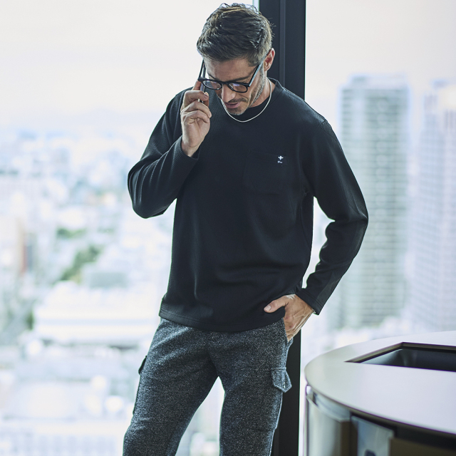G-STAGE,ジーステージ,ロンT,長袖Tシャツ,カットソー,メンズ