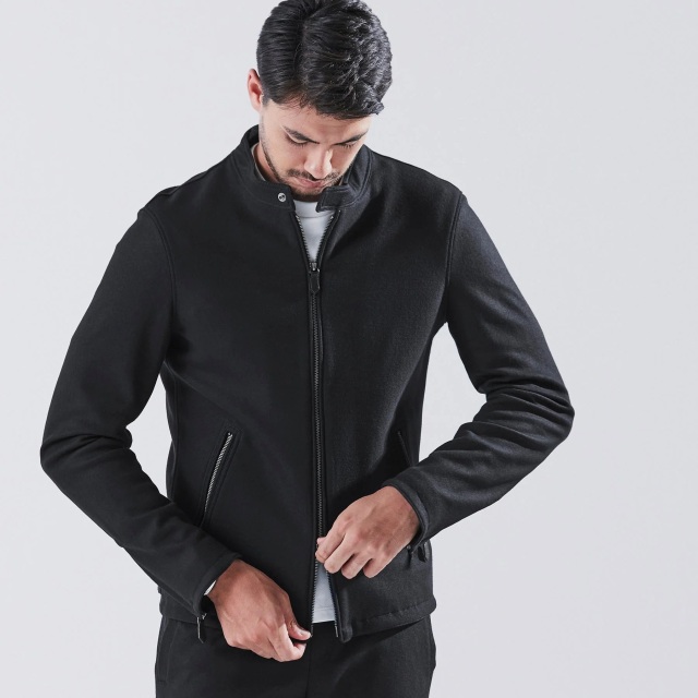 MOVB,モーヴ,ライダース,ジャケット,ブルゾン,ジップアップ,ウール,日本製,シングル