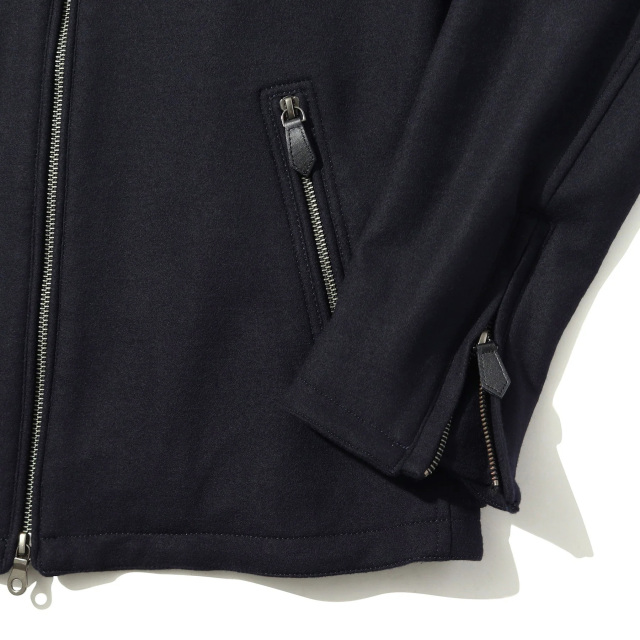 MOVB,モーヴ,ライダース,ジャケット,ブルゾン,ジップアップ,ウール,日本製,シングル