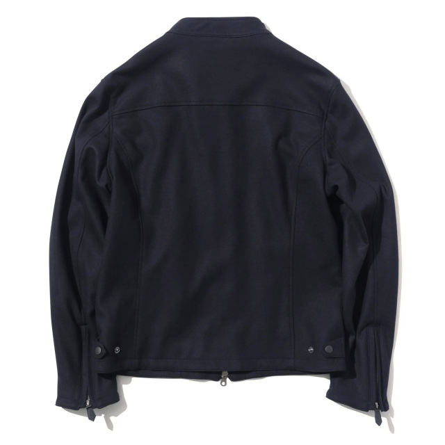 MOVB,モーヴ,ライダース,ジャケット,ブルゾン,ジップアップ,ウール,日本製,シングル