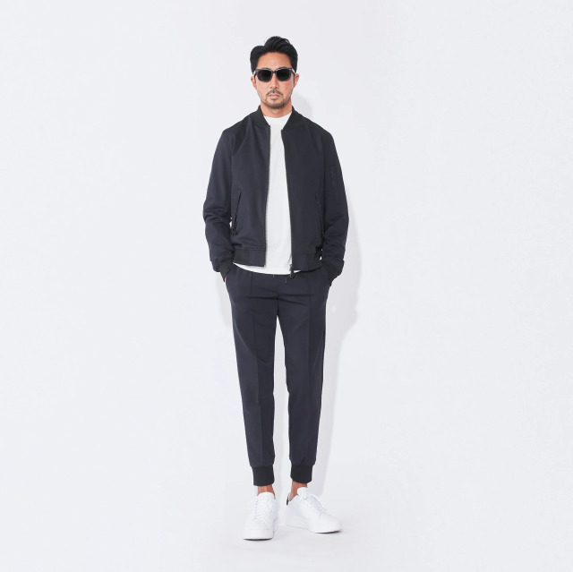 MOVB DuplexCottonJerseyトラベルMA-1 セットアップ千場 Duplex Cotton Jersey トラベルMA-1