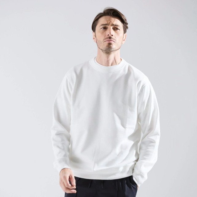 Real Silky Cotton Jersey フレンチテリースウェットシャツ