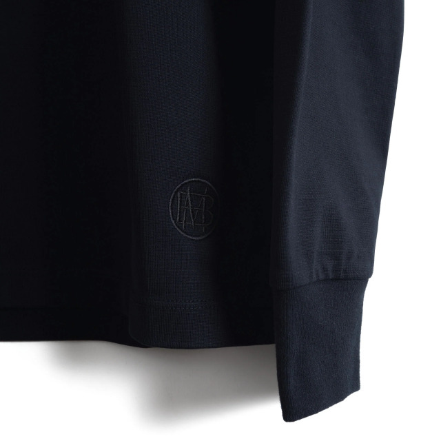 Real Silky Cotton Jersey ジャケットフィット ロングTシャツ