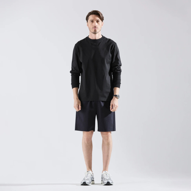Real Silky Cotton Jersey ジャケットフィット ロングTシャツ