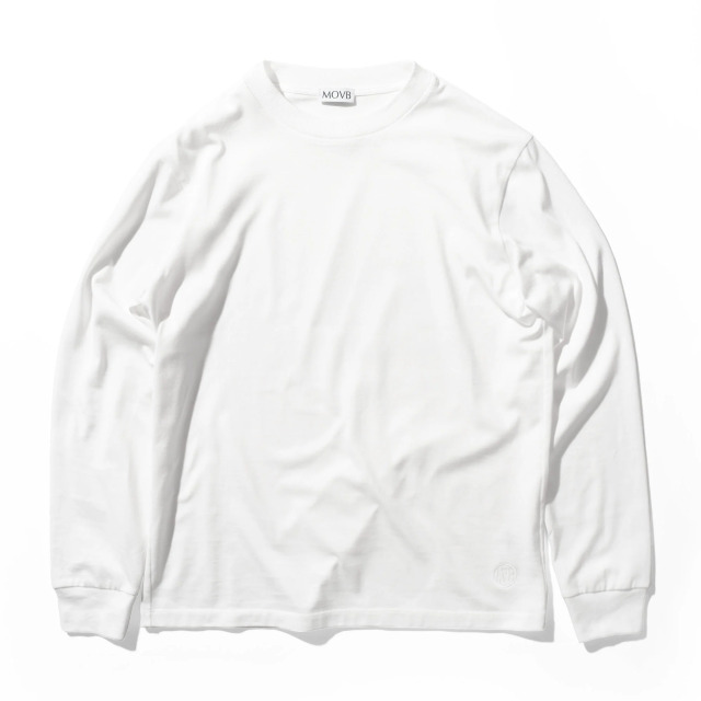 Real Silky Cotton Jersey ジャケットフィット ロングTシャツ