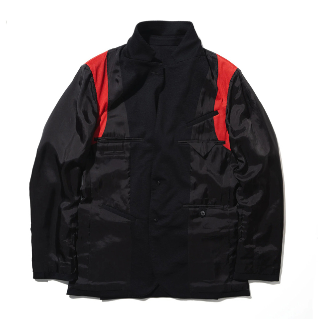 Duplex Cotton Jersey シングル2Bノッチド・トラベルジャケット