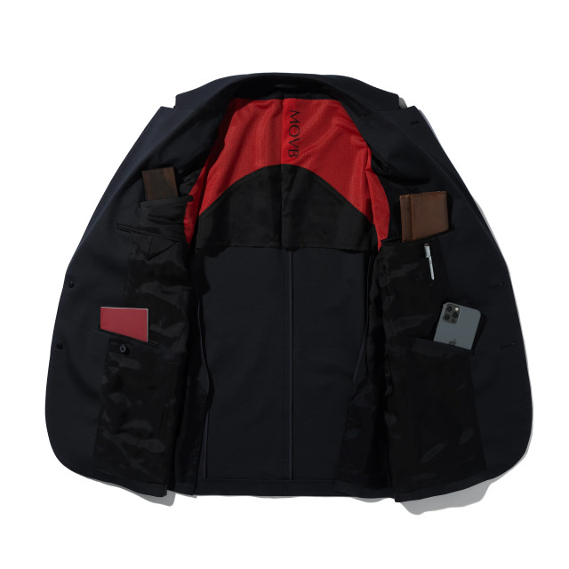 Duplex Cotton Jersey シングル3Bノッチド トラベルジャケット