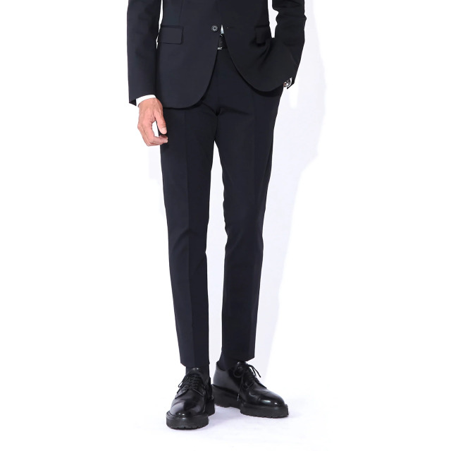 Duplex Cotton Jersey スリムテーパード トラベルスラックス