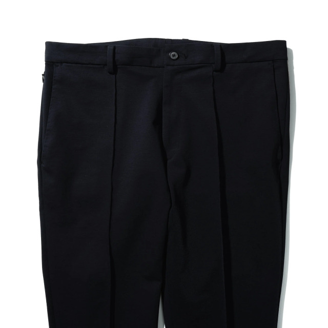 Duplex Cotton Jersey スリムテーパード トラベルスラックス