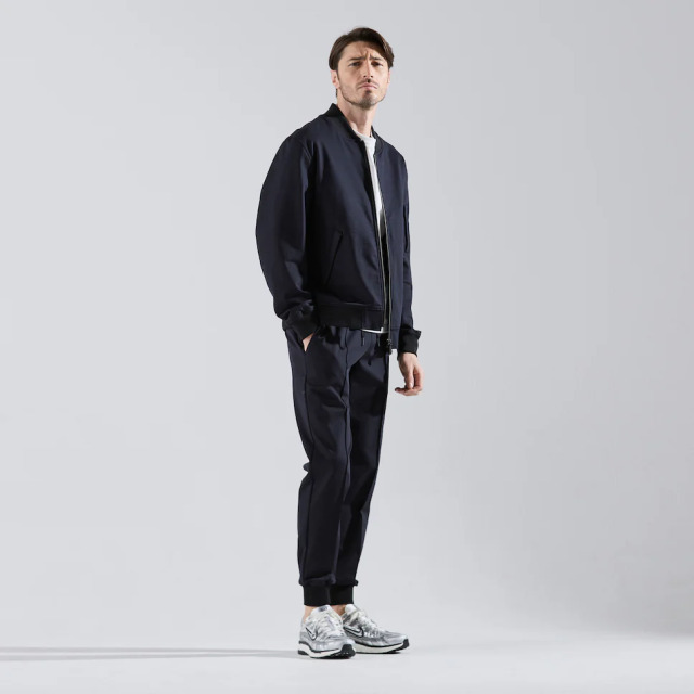 【美品】MOVB Duplex Cotton Jersey トラベルジョガー 黒 Duplex Cotton Jersey スリムトラベル ジョガー – MOVB