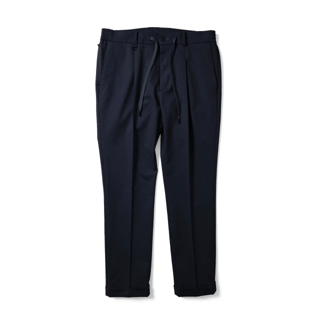 MOVB (干場) Duplex Cotton Jersey トラベルスラックス 新色が豊富。オールシーズン着回せる「Duplex Cotton Jersey