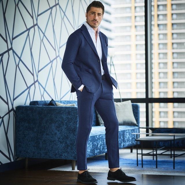 選べるセットアップ】ウールジャージセットアップ ハニカム