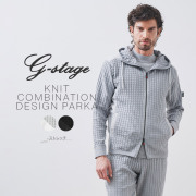 ニットコンビデザインパーカー セットアップ別売り ゴルフ スポーツ 150402 G-stage ジーステージ