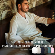 清涼リネンルックカプリシャツ ジーステージ G-stage 360603