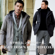 高品質フーデッドダウンコート 450802 G-STAGE ジーステージ