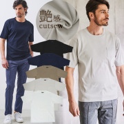 SALE リブスタート シルケット クルーネック Tシャツ ニットソー ハイゲージ 540702 G-stage ジーステージ