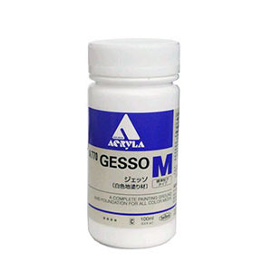 ホルベイン　アクリラメディウム　ジェッソ　Ｍ　１００ｍｌ　ポリ容器入